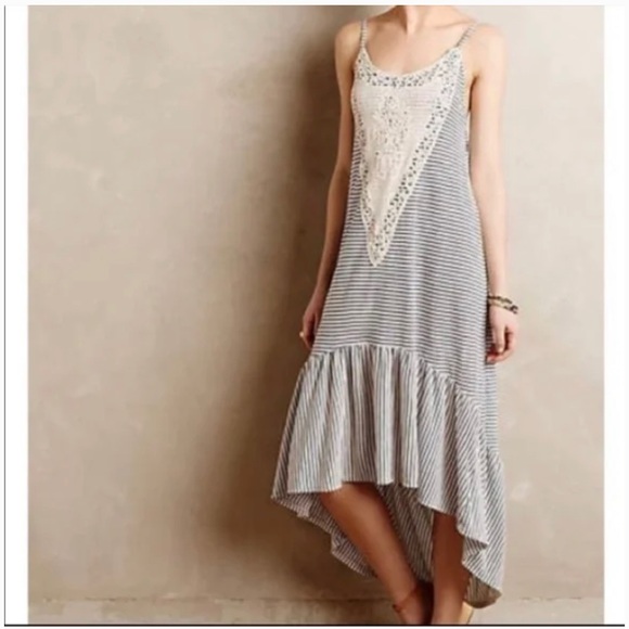 Lilka Anthropologie Sofia Embroidered Maxi Dress - Picture 2 of 5